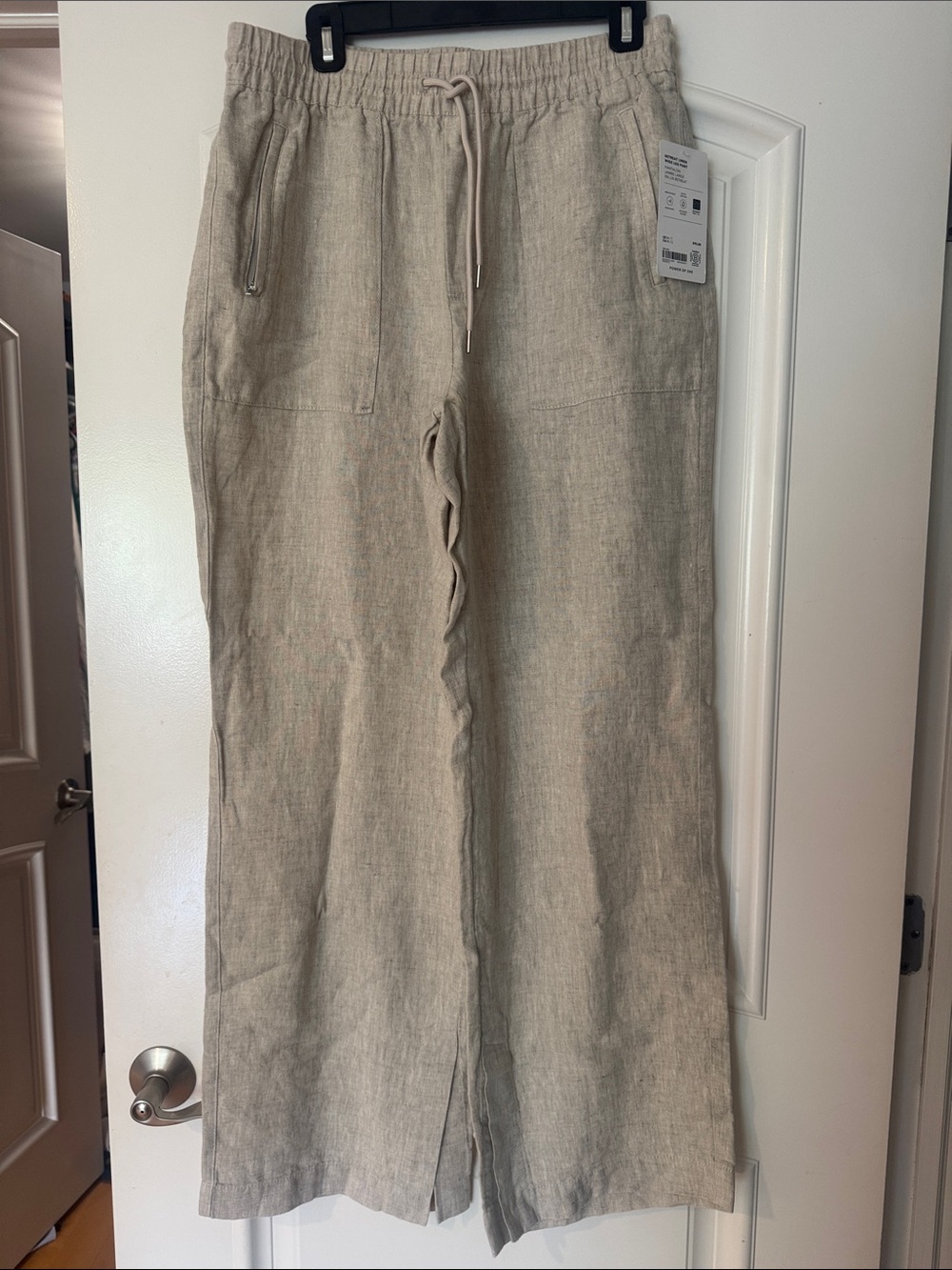 Athleta Women's Retreat Linen High Rise Wide Leg Pant